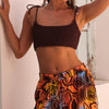 Simple Shirred Tie Crop - Coco