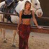 Simple Shirred Tie Crop - Natural Black