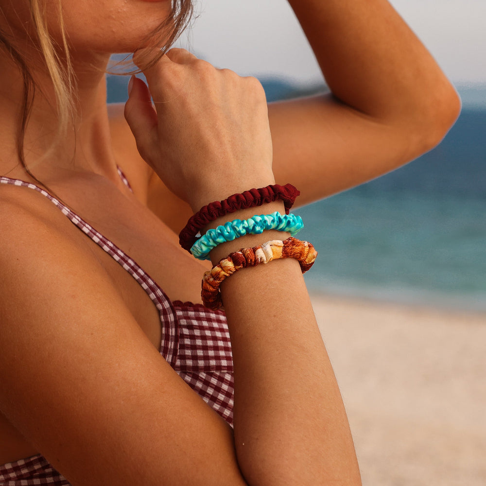 Skinny Scrunchie Pack - Espresso Island