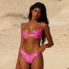 Slim Underwire Bra Bikini Top - Bubble Berry
