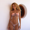 Soft Splice Bandeau Bikini Top - Wild Skies