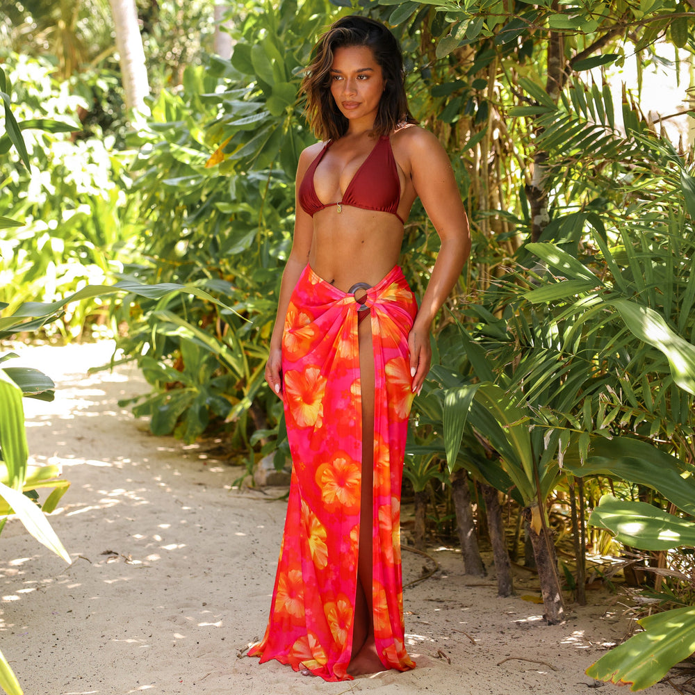 Split Mesh Maxi Skirt - Samba Baby