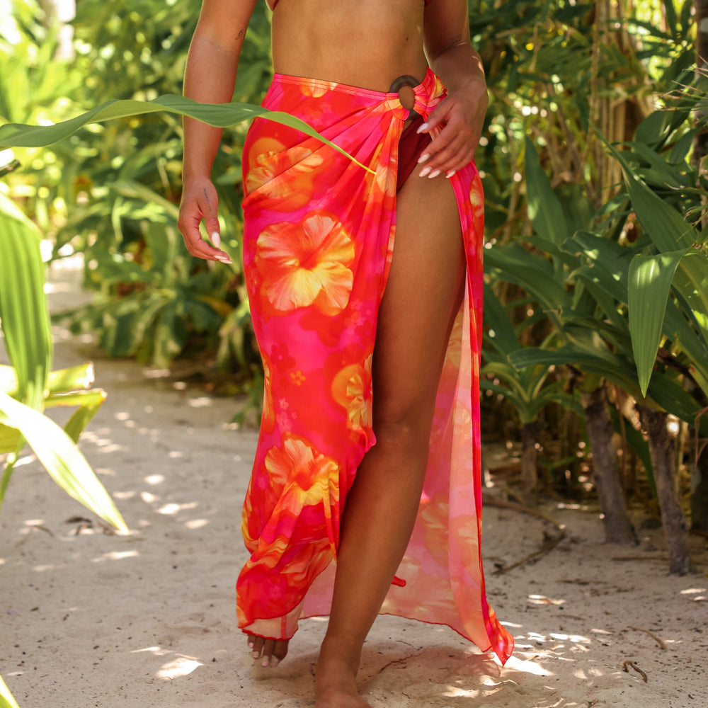 Split Mesh Maxi Skirt - Samba Baby