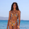 Strapless Bandeau Bikini Top - Frangipani Fizz