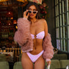 Strapless Bandeau Bikini Top - Lilac Love