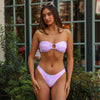 Strapless Bandeau Bikini Top - Lilac Love