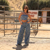 Strapless Bustier Top - Dixie Denim