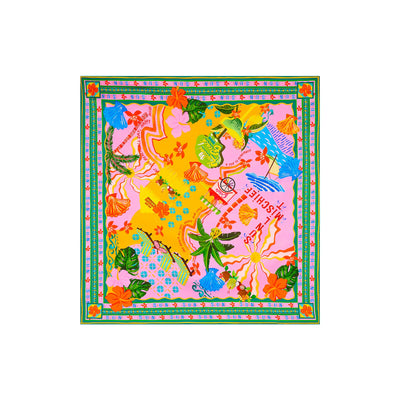 Summer Bandana Scarf Top - Sunlit Spritz