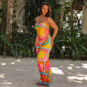 Summer Bandana Scarf Top - Sunkissed Coast