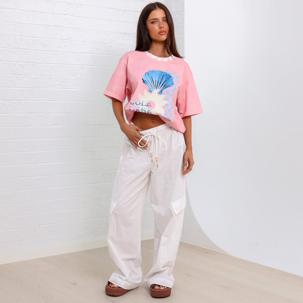 Sun Signs Cargo Pant - Whipped White