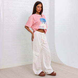 Sun Signs Cargo Pant - Whipped White
