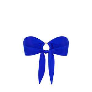 Strapless Bandeau Bikini Top - Blue Lagoon