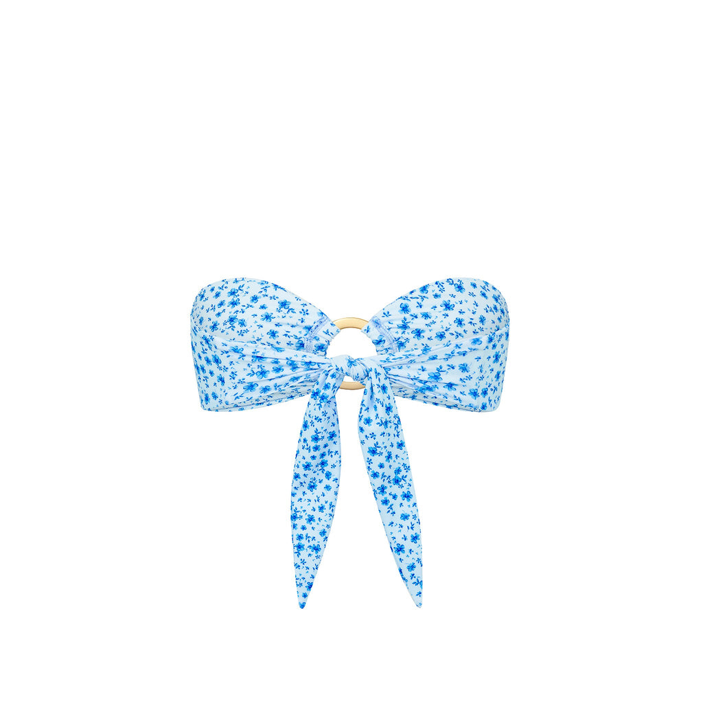 Strapless Bandeau Bikini Top - Dream Flower