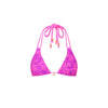 Halter Bralette Bikini Top - Bubble Berry