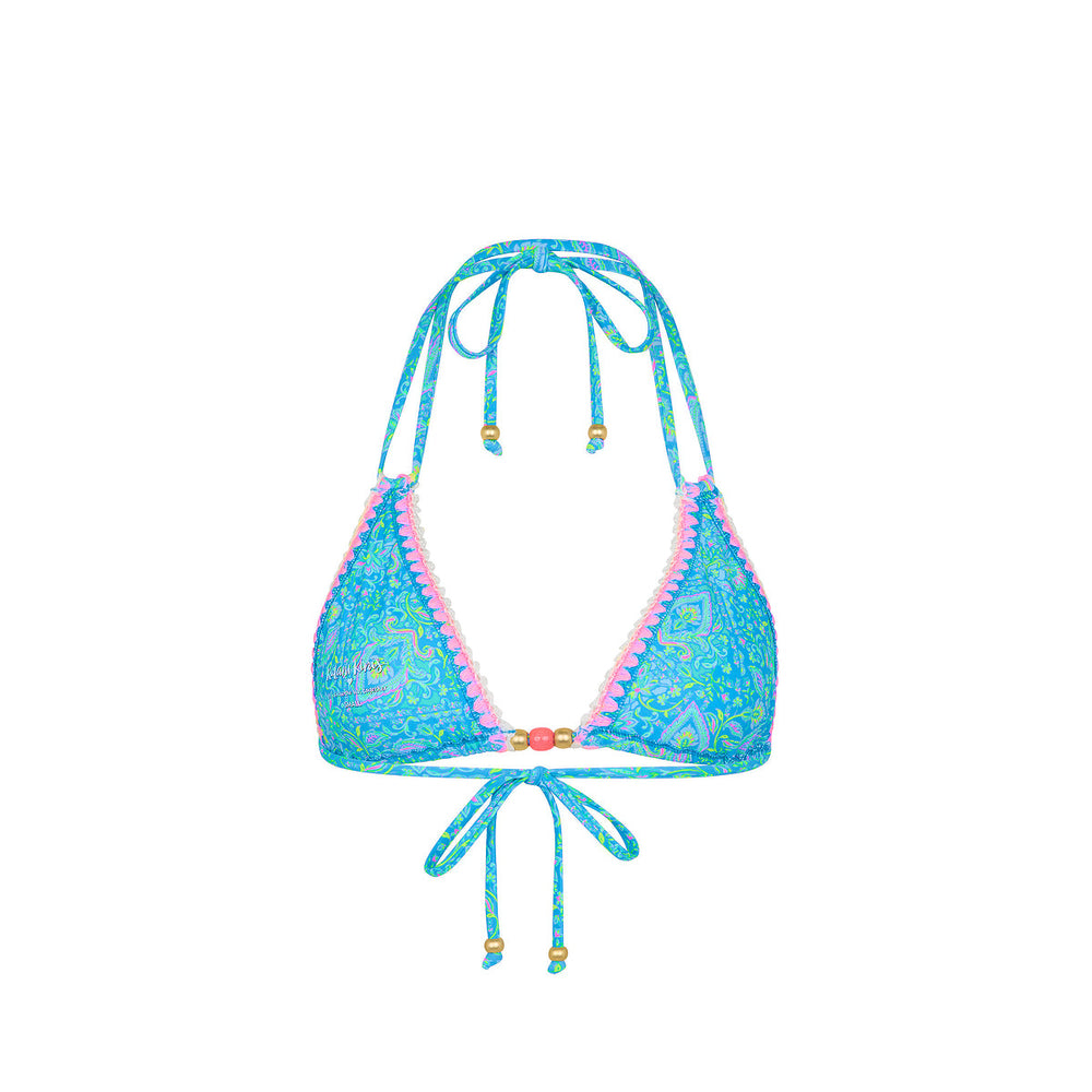 Crochet Halter Bikini Top - Stargaze