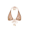 Classic Tie Halter Bikini Top - Wild Skies
