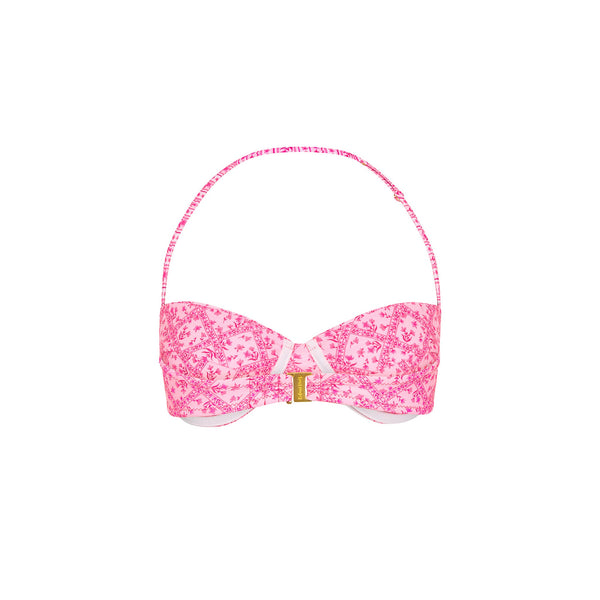 Retro Balconette Bra Bikini Top - Starlight Saloon