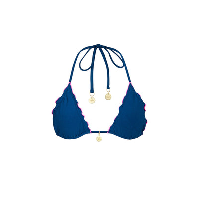 Lettuce Edge Bralette Bikini Top - Mystic Moon