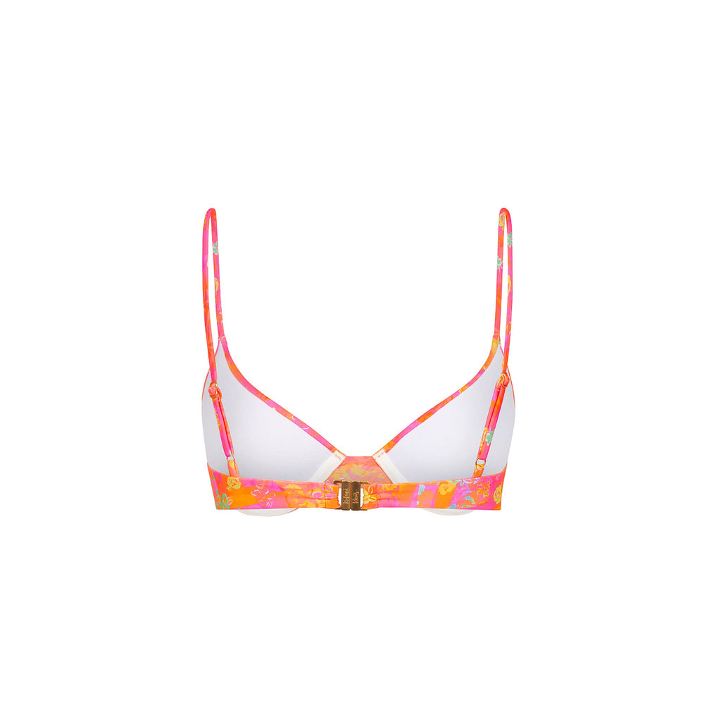 Slim Underwire Bra Bikini Top - Sunrise Kiss