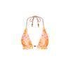 Frill Halter Bralette Bikini Top - Wild Skies
