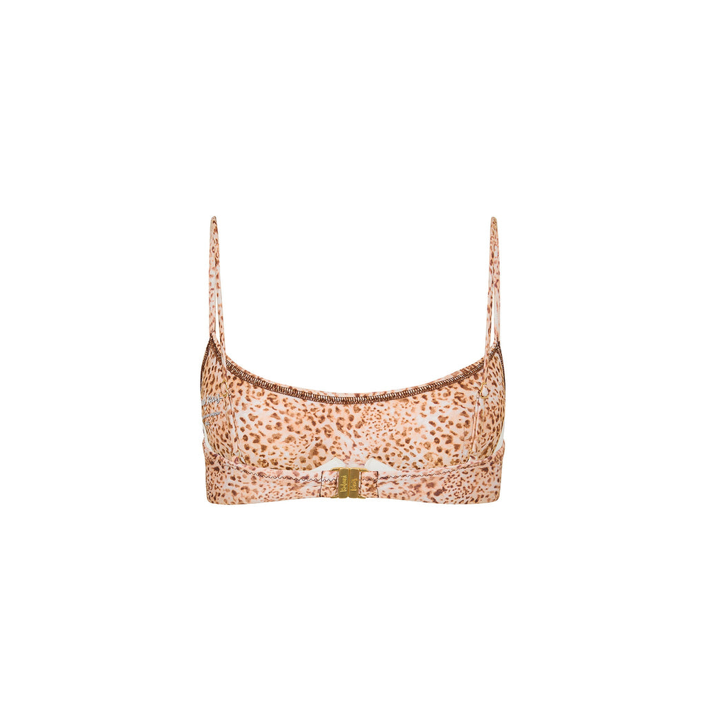 Invisible Underwire Crop Bikini Top - Wild Skies