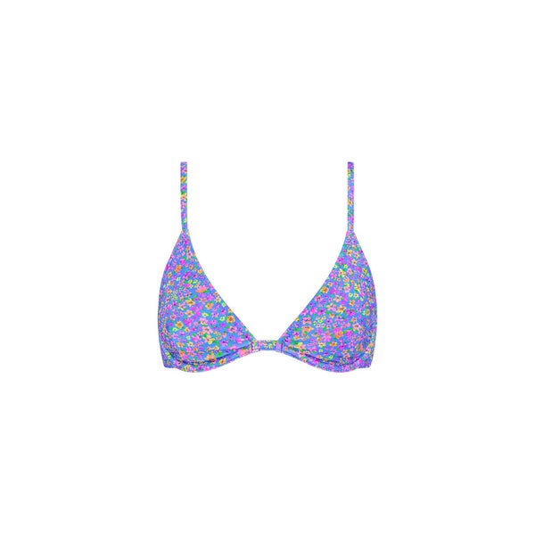 Underwire Triangle B-C Cup Bikini Top - Bubblegum Blossom