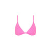 Underwire Triangle B-C Cup Bikini Top - Pink Diva